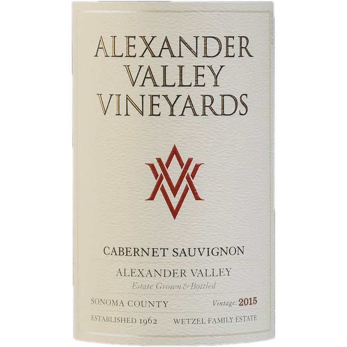 Alexander Valley Vineyards Cabernet Sauvignon 2015