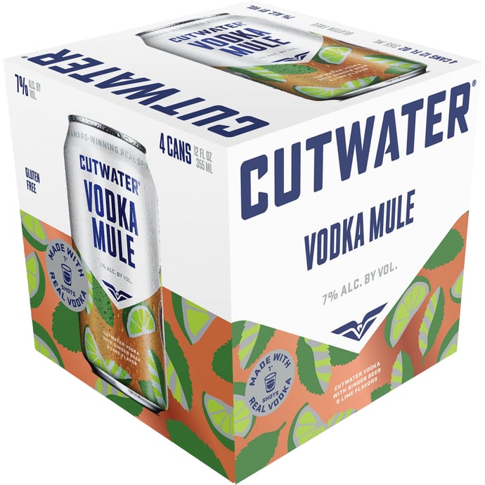 Cutwater Spirits Vodka Mule Ready to Drink Cocktail