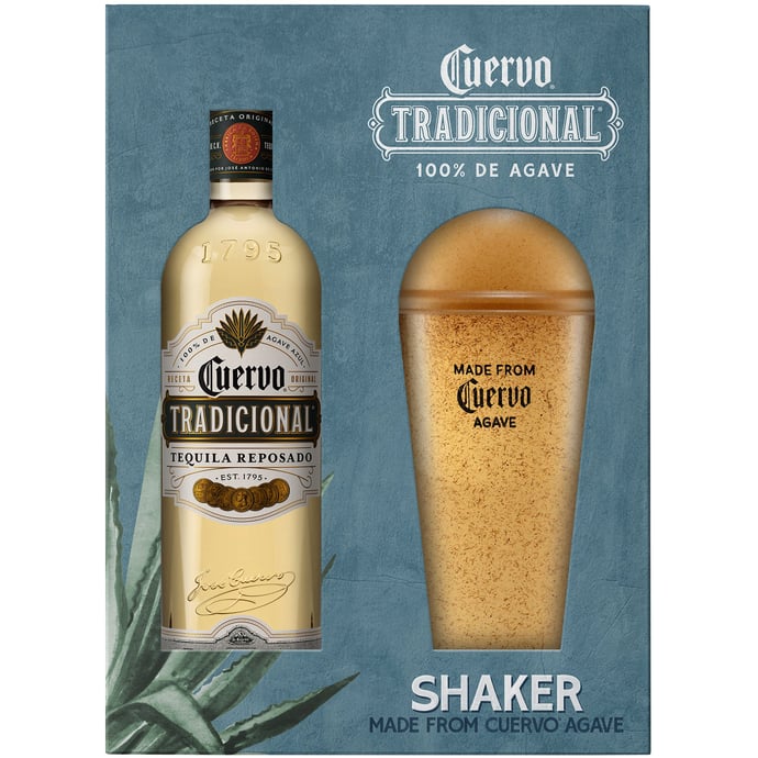 Jose Cuervo Tradicional Reposado Tequila Gift Set