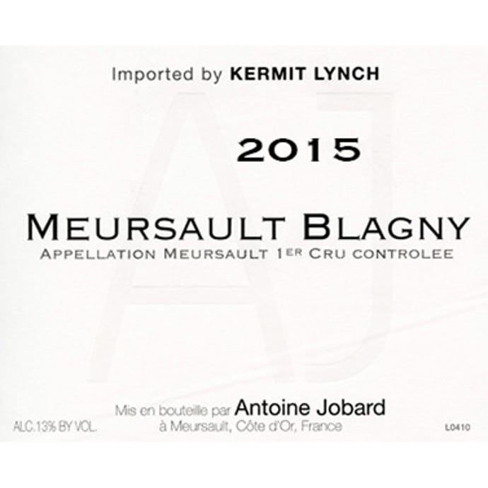 Domaine Antoine Jobard Meursault Blagny 2015