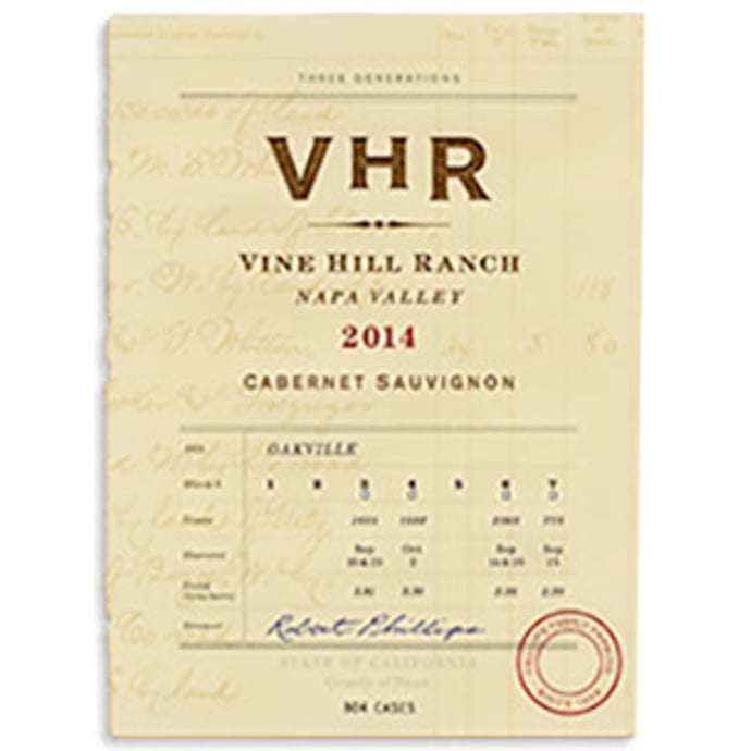 Vine Hill Ranch Cabernet Sauvignon 2014