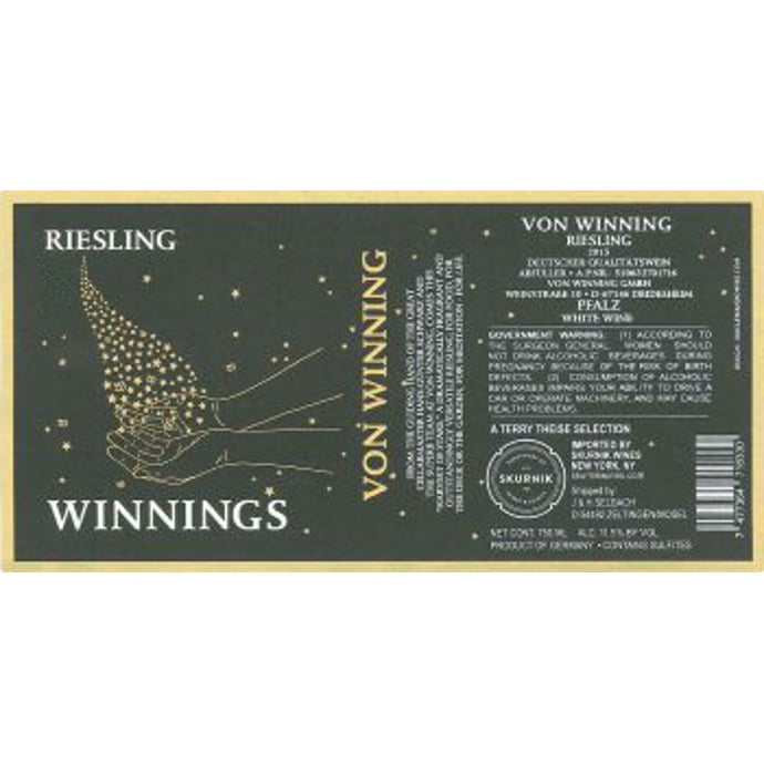 Von Winning Winnings Riesling 2016