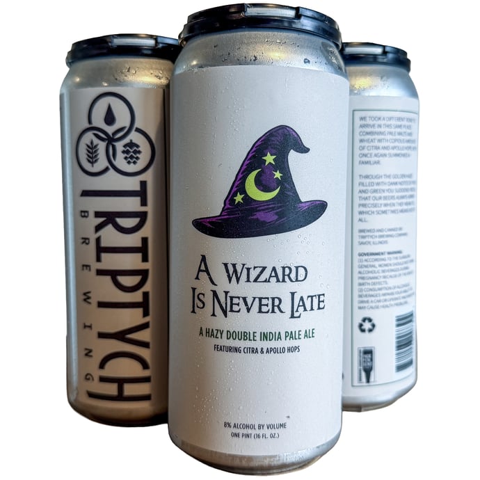 Triptych A Wizard Is Never Late