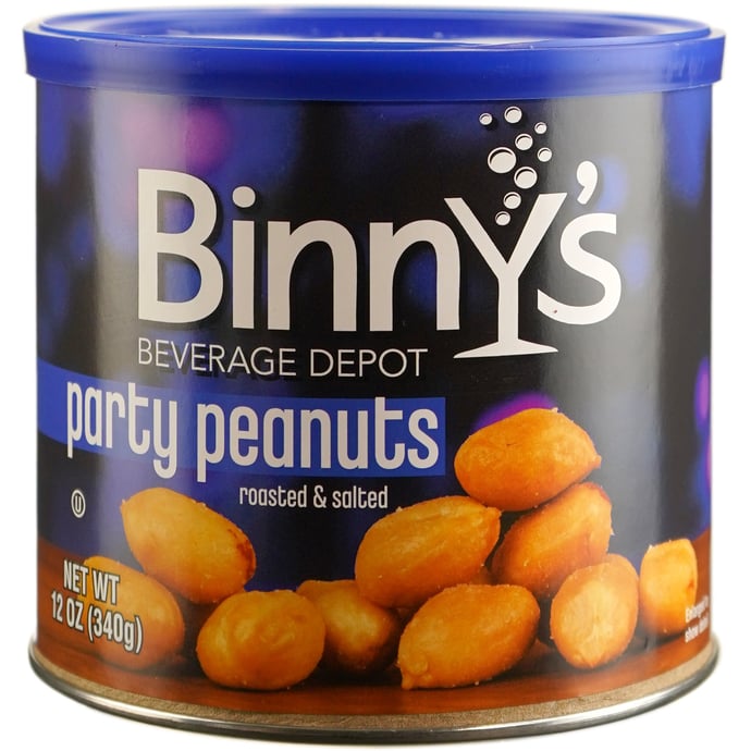 Binny's Party Peanuts (Pop Top Can)