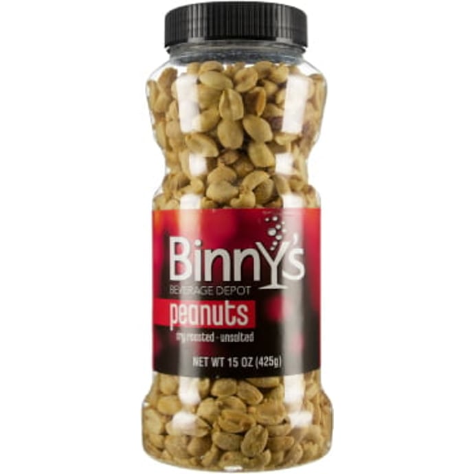 Binny's Dry Roasted Peanuts Unsalted
