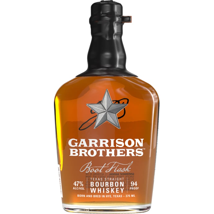 Garrison Brothers Texas Straight Bourbon Texas Boot Flask
