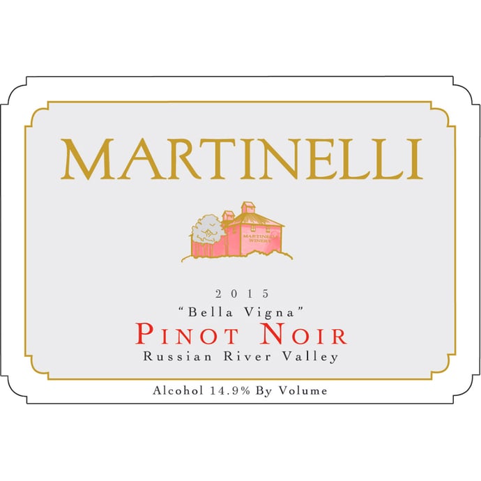 Martinelli Pinot Noir Bella Vigna 2015