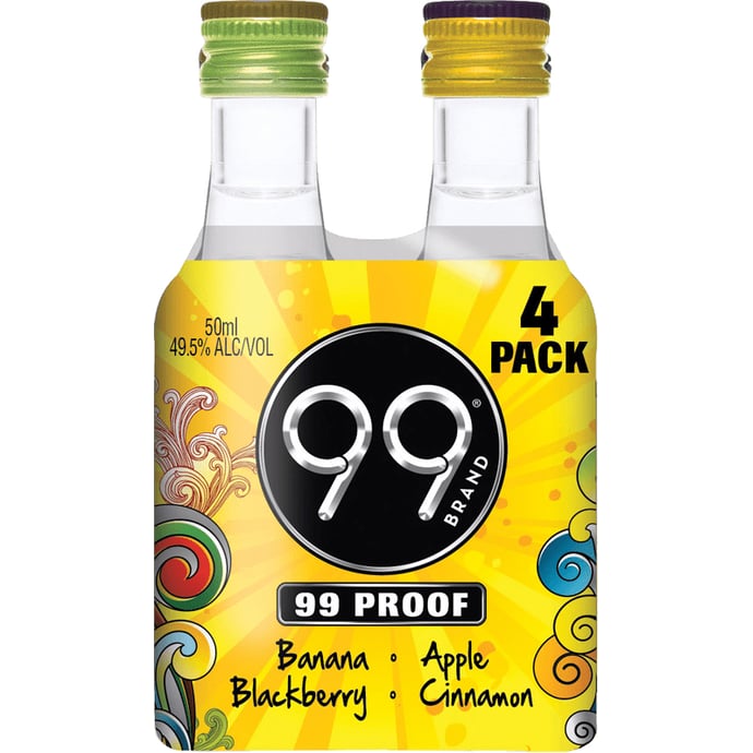 99 Schnapps Party Pack 4 Pack