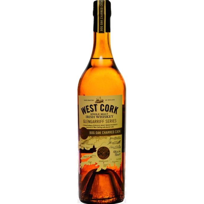 West Cork Glengarriff Series Irish Whiskey Finished in Bog Oak Charred Casks