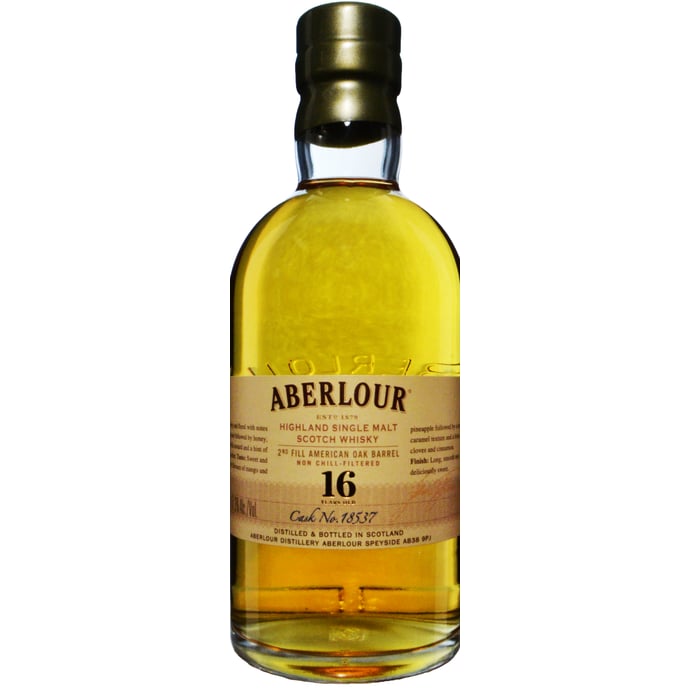 Aberlour 16 year old 2nd Fill Single Bourbon Cask # 18537 Chicago Exclusive 1990