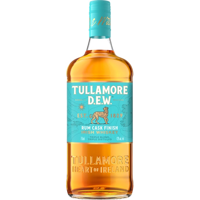 Tullamore D.E.W. XO Rum Cask Finished Irish Whiskey