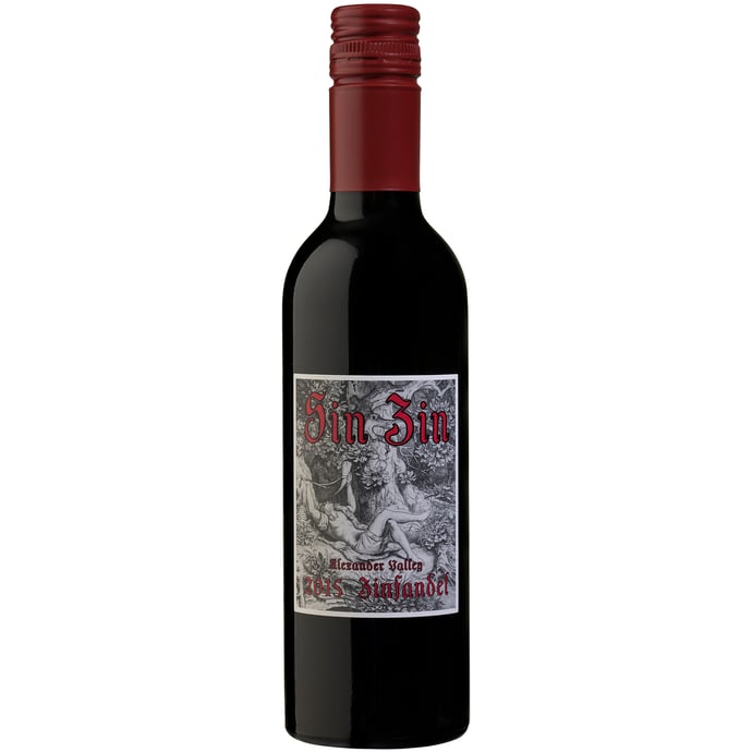 Alexander Valley Vineyards Zinfandel Sin Zin 2016 Half Bottle