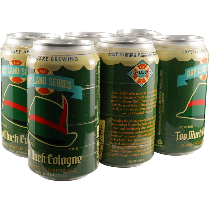 Crystal Lake Brewing Too Much Cologne