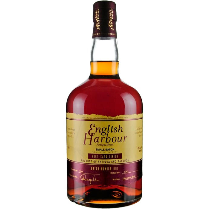 English Harbour Port Cask Finish Small Batch Antigua Rum