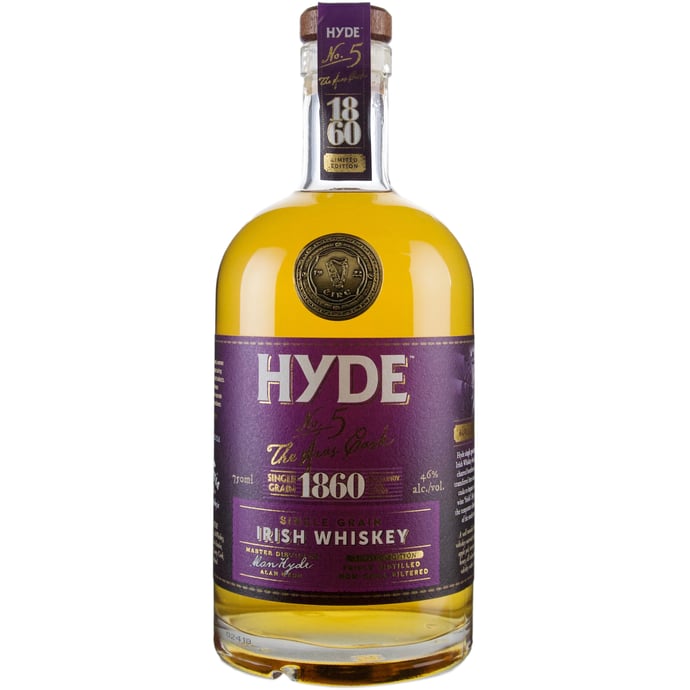 Hyde # 5 Single Grain Burgundy Cask Finish Irish Whiskey