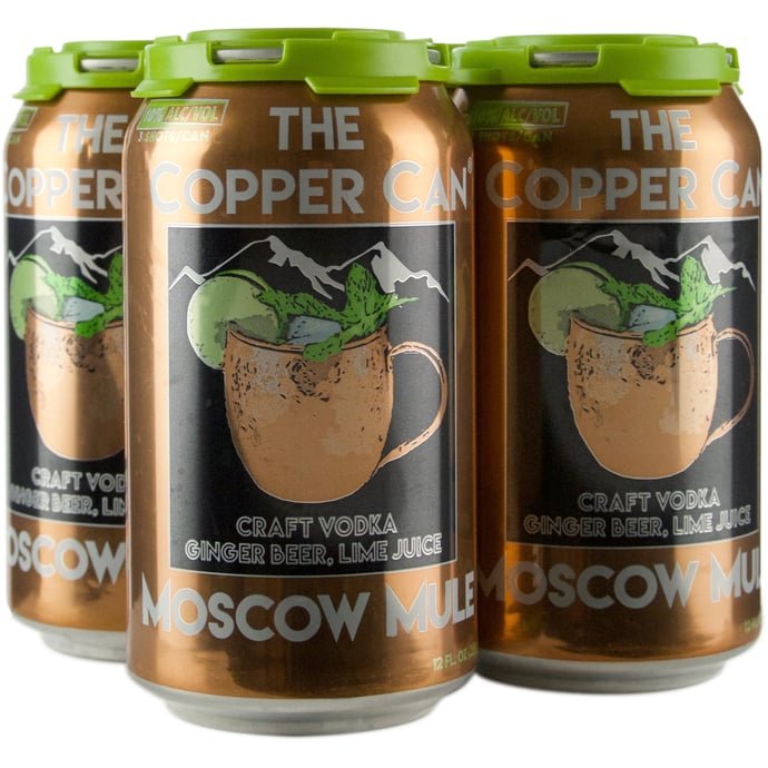 The Copper Can Moscow Mule 4 Pack Cans