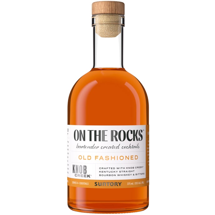 On The Rocks Premium Cocktails The Old Fashioned Made With Knob Creek Bourbon