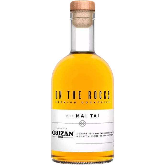 On The Rocks Premium Cocktails The Mai Tai Made With Cruzan Rum