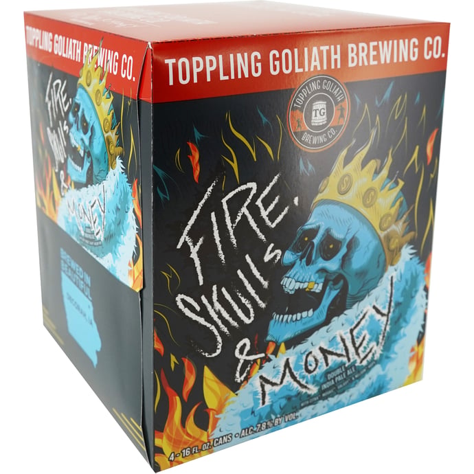 Toppling Goliath Fire Skulls & Money