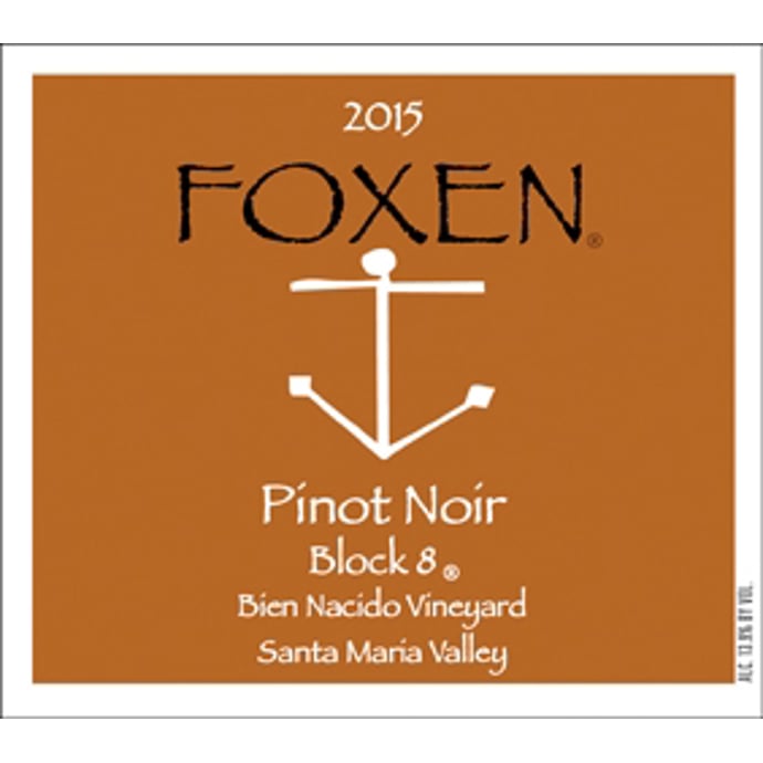 Foxen Pinot Noir Bien Nacido Block 8 2015
