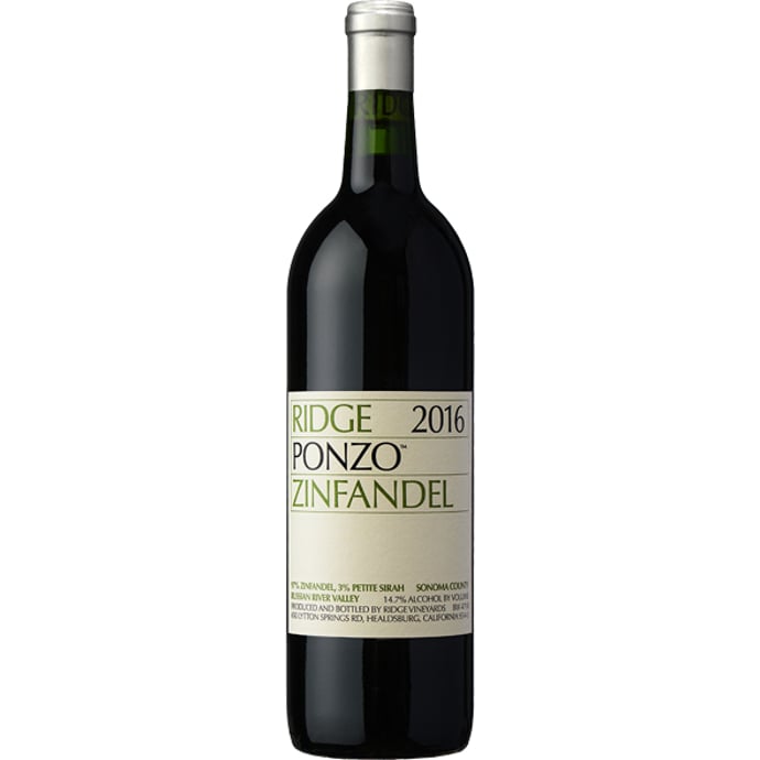 Ridge Ponzo Zinfandel 2016