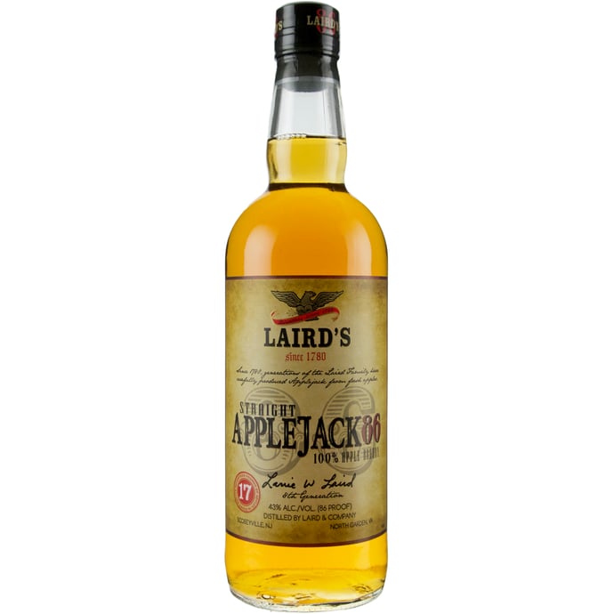 Laird's Straight Applejack 86 proof