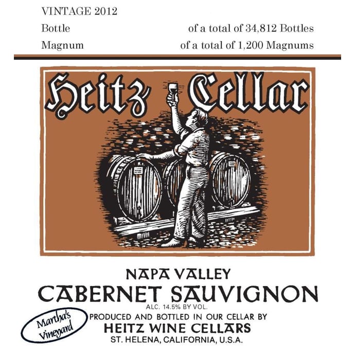 Heitz Cabernet Sauvignon Martha's Vineyard 2012