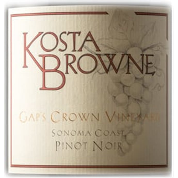 Kosta Browne Pinot Noir Gap's Crown Vineyard 2016