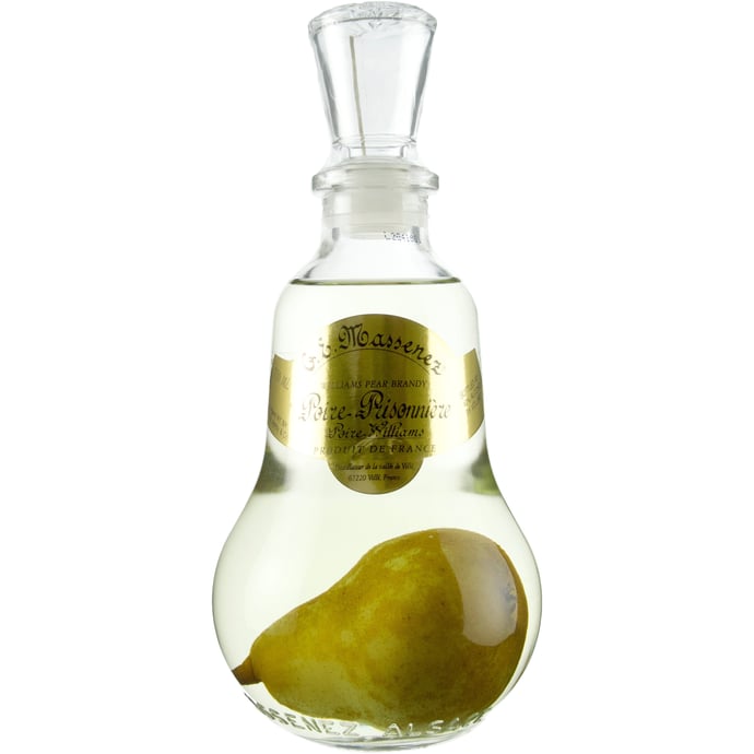 Massenez Poire Prisoner Poire Eau de Vie with Pear in Bottle
