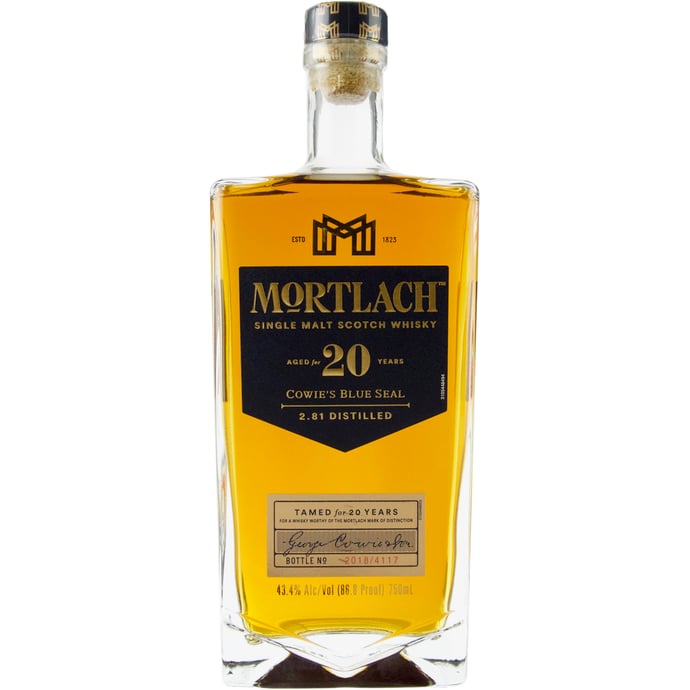 Mortlach 20 year old "Cowie's Blue Seal"