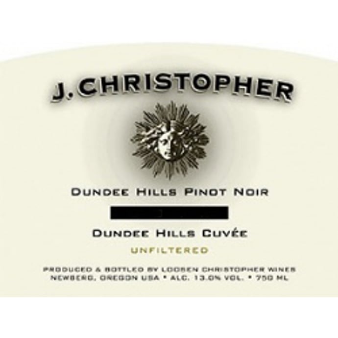 J Christopher Pinot Noir Dundee Hills Cuvee 2014
