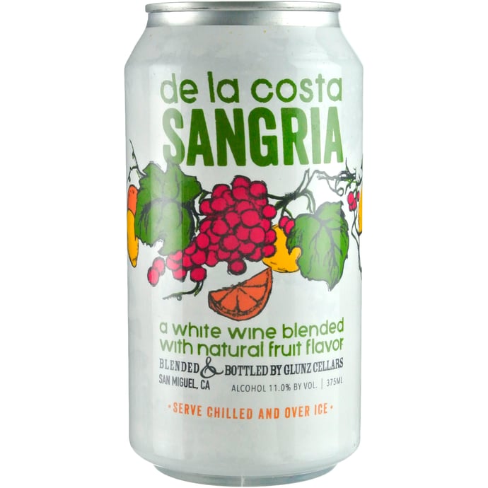 Glunz De La Costa White Sangria 1 Pack Can