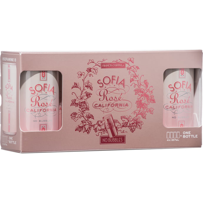 Coppola Sofia Rose No Bubbles 4 Pack Cans 2018