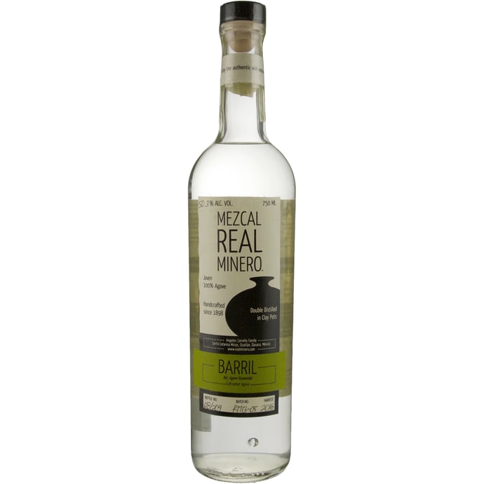 Real Minero Barril Mezcal