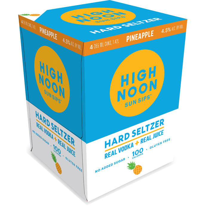 High Noon Vodka & Soda Pineapple