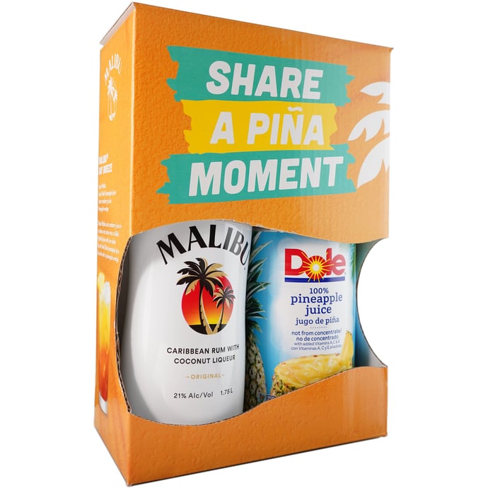 Malibu Coconut Rum with Dole Pineapple Juice