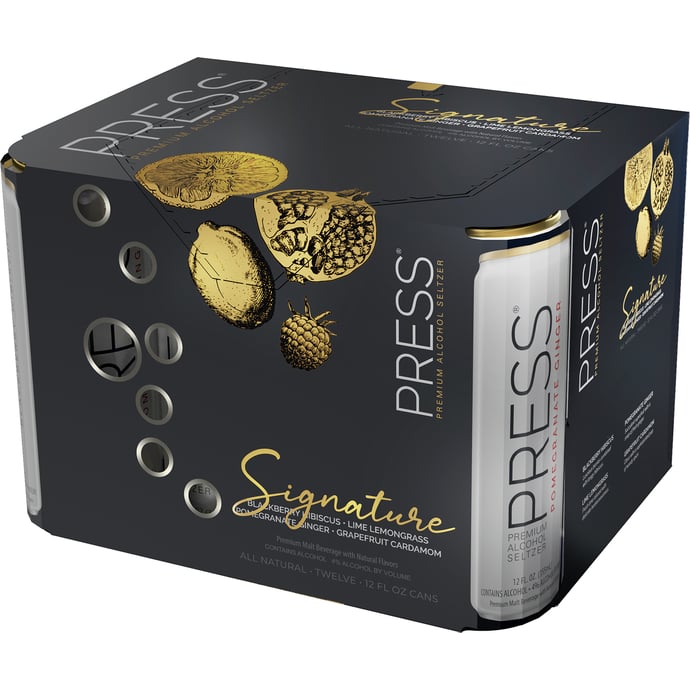 PRESS Seltzer Signature Variety Pack