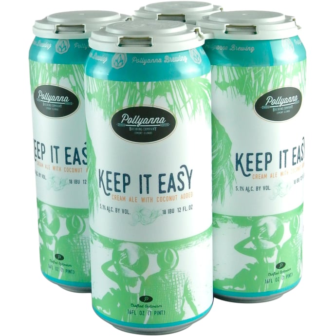Pollyanna Keep It Easy Coconut Cream Ale