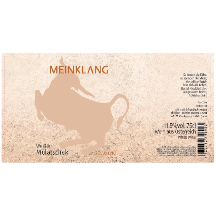 Meinklang Mulatschak White Orange Wine Natural 2019