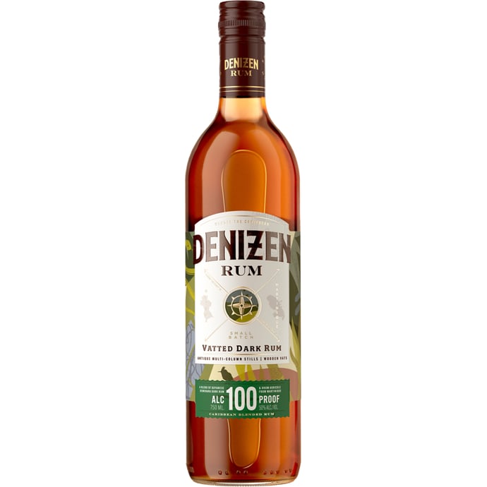 Denizen Vatted 100 Proof Dark Rum