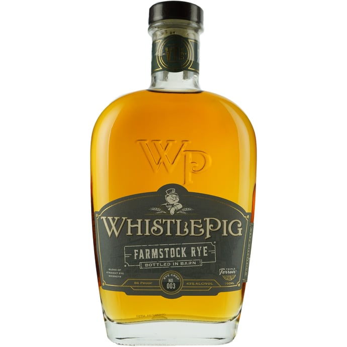 WhistlePig Farmstock Rye Bottled in Barn Crop # 3