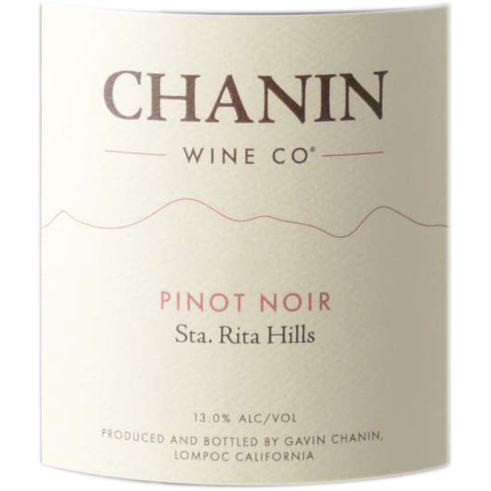 Chanin Pinot Noir Sta. Rita Hills 2017