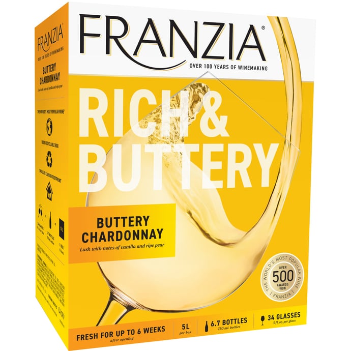 Franzia Rich & Buttery Chardonnay Box