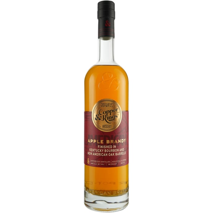 Copper & Kings Apple Brandy Finished in Kentucky Bourbon and New American Oak Barrels
