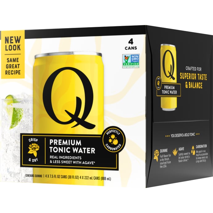 Q Tonic 4pk Cans