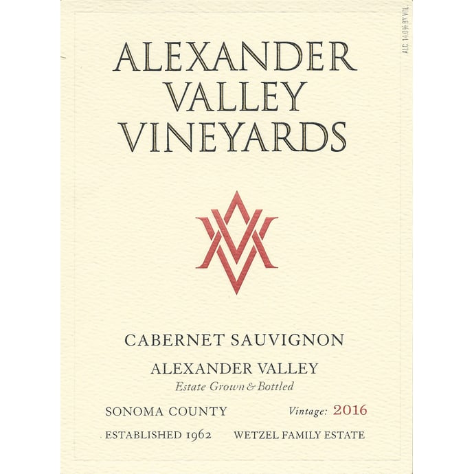 Alexander Valley Vineyards Cabernet Sauvignon 2017