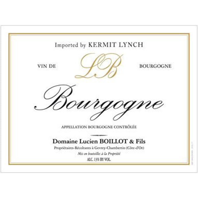 Domaine Lucien Boillot et Fils Gevrey Chambertin 2016