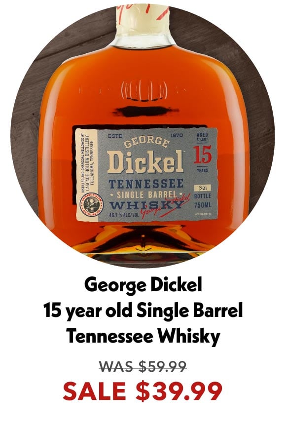 George Dickel 15 Year Whiskey