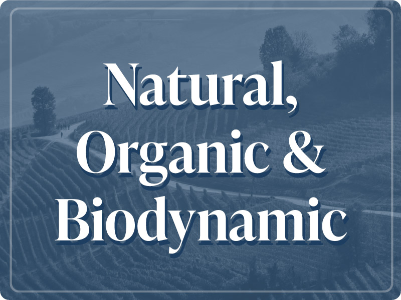 Natural, Organic & Biodynamic Wines
