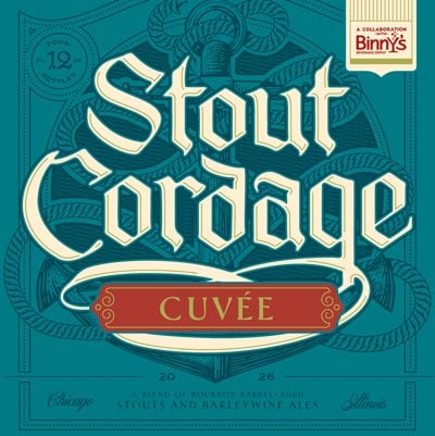 Goose Island Stout Cordage Cuvee collaboration with Binny's